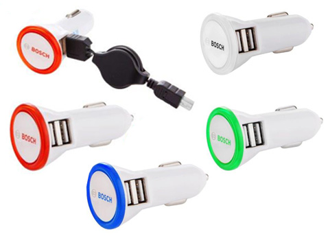מעביר מתח USB לרכב 2 כניסות מעביר מתח USB לרכב 2 כניסות