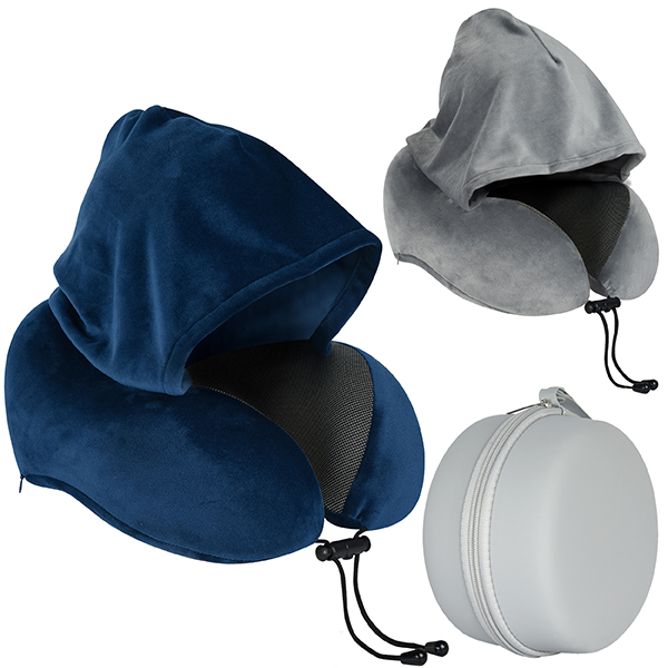 כרית נסיעות / טיסה עם קפוצ'ון