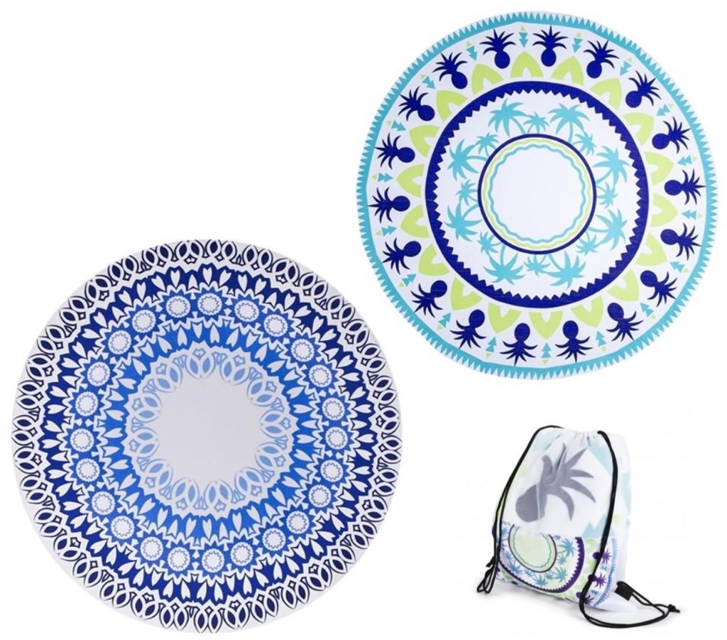 מגבת חוף עגולה הוואי מיקרופייבר