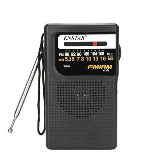 רדיו טרנזיסטור AM/FM סוללות AA רובי רדיו טרנזיסטור AM/FM סוללות AA רובי