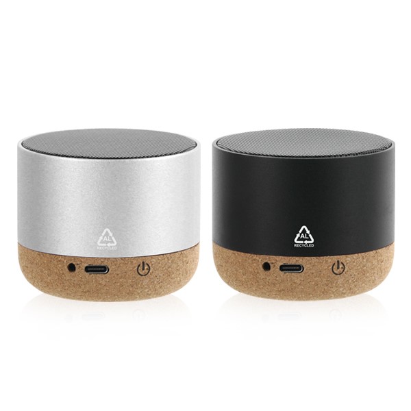 רמקול BLUETOOTH אלומניום בשילוב שעם רמקול BLUETOOTH אלומניום בשילוב שעם