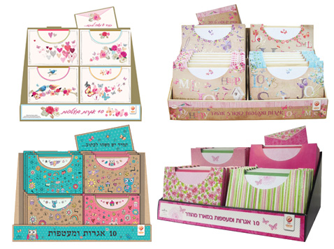 10 איגרות ברכה במארז 10 איגרות ברכה במארז