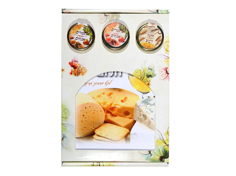 מארז חג ספר ו-3 צנצנות מארז חג ספר ו-3 צנצנות