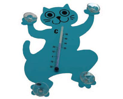 מד טמפרטורה בצורת חתול 