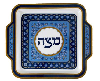 צלחת מצה לפסח ממלמין צלחת מצה לפסח ממלמין