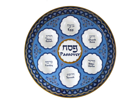 צלחת פסח מאויירת ממלמין צלחת פסח מאויירת ממלמין