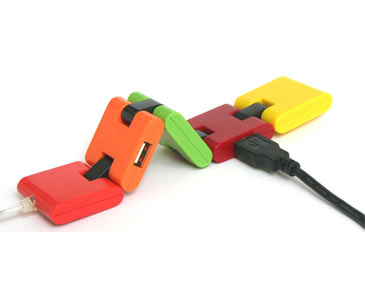 מפצל USB 2.0 צבעוני