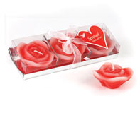 סט נרות  ורד 