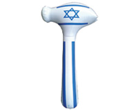 פטיש מתנפח דגל ישראל עצמאות 40 סמ פטיש מתנפח דגל ישראל עצמאות 40 סמ