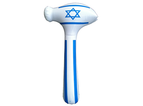פטיש מתנפח דגל ישראל עצמאות 40 סמ פטיש מתנפח דגל ישראל עצמאות 40 סמ